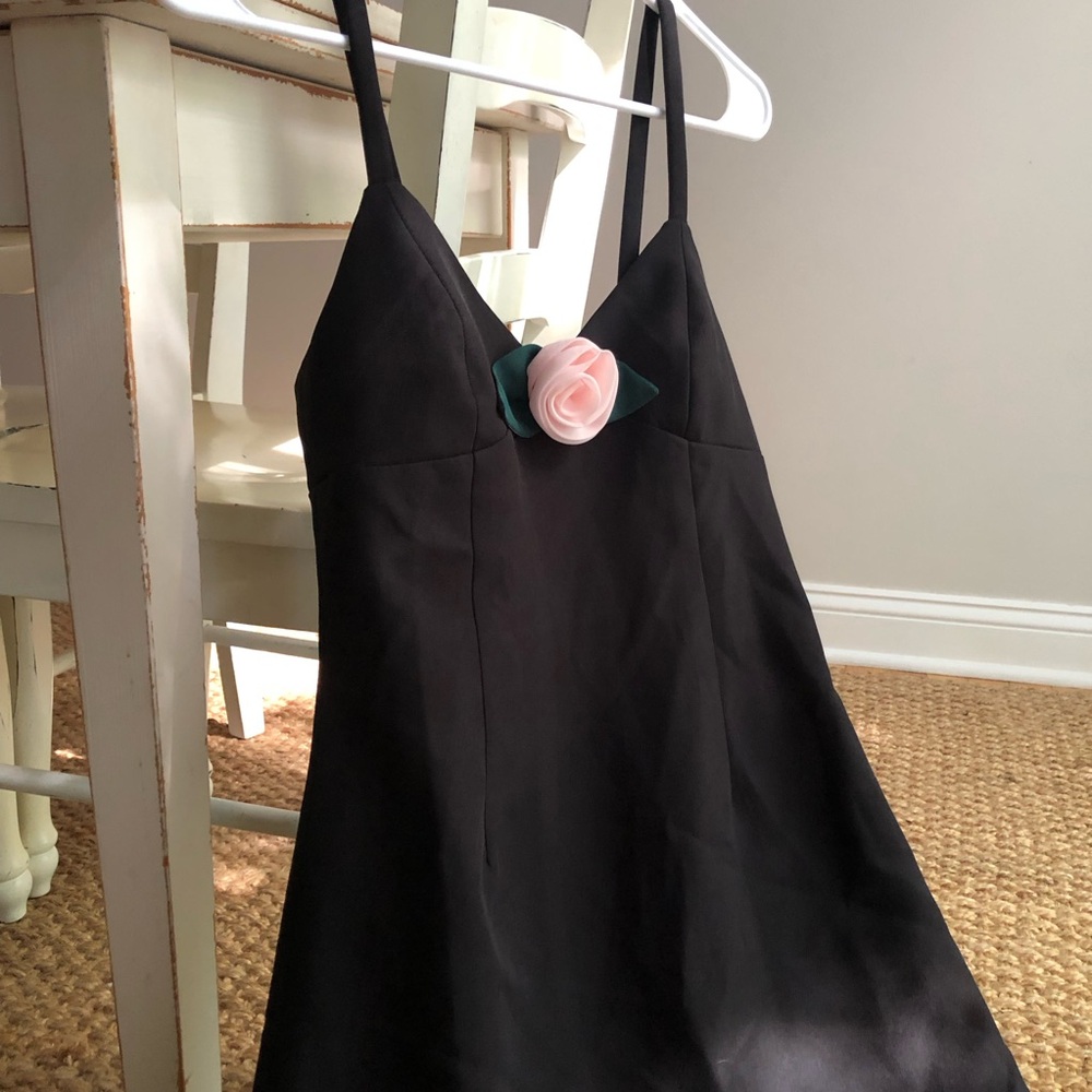 New w Tag: Sandy Liang Pilton Rosette Midi Dress. Size 0
